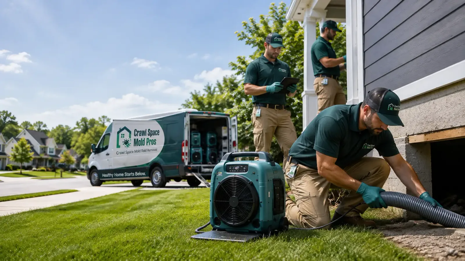 Crawl Space Mold Removal in Castalia, NC